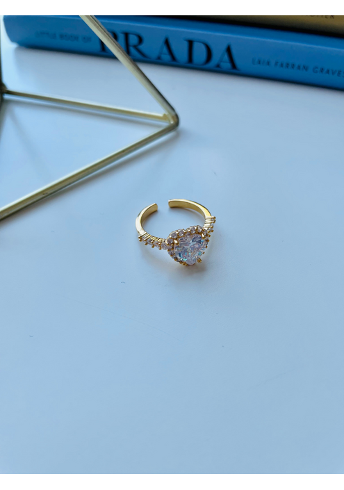 Δαχτυλίδι Με Καρδιά Χρυσό - Our Little Secret