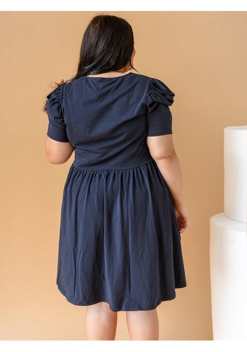 ONLY Φόρεμα Κοντομάνικο Σκούρο Μπλε - Sun Kind Of Way