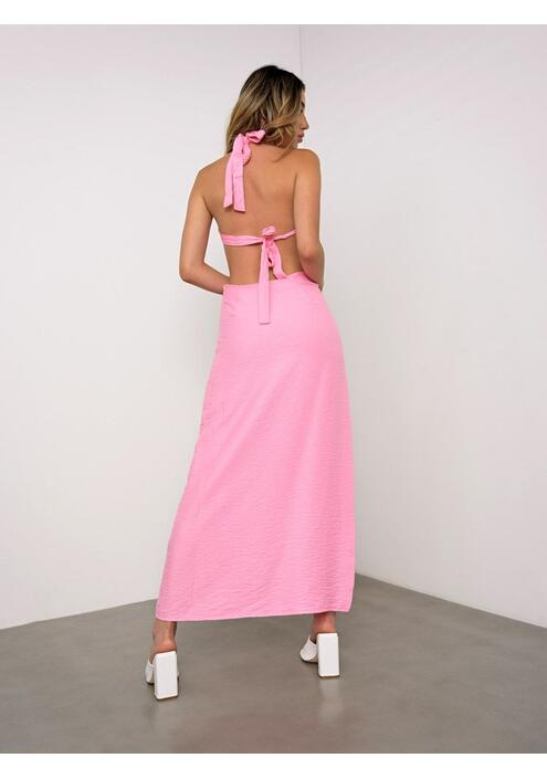 Φόρεμα Με Ανοίγματα Ροζ - Carol Channing