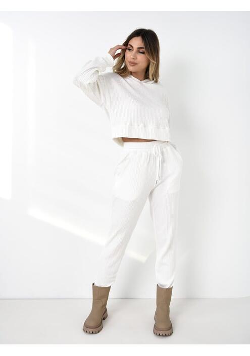 Glamorous Μπλούζα Με Κουκούλα Λευκή - Baltic Beauty