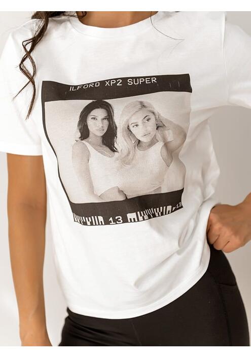 Kendall + Kylie T-Shirt Κοντομάνικο Λευκό - Material Girls