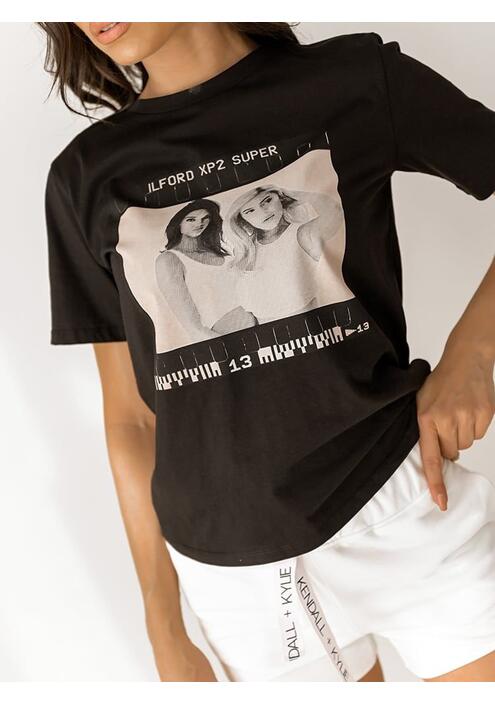 Kendall + Kylie T-Shirt Κοντομάνικο Μαύρο - Material Girls