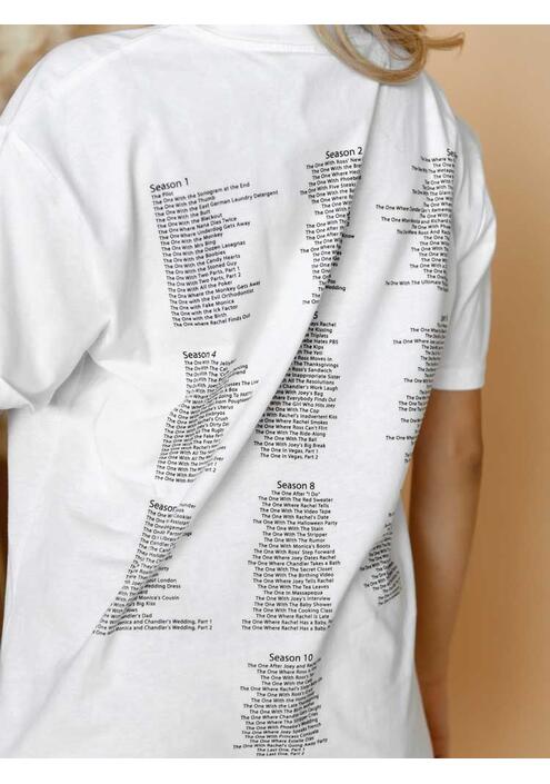 NA-KD T-Shirt Κοντομάνικο Με Στάμπα Λευκό - Central Perk
