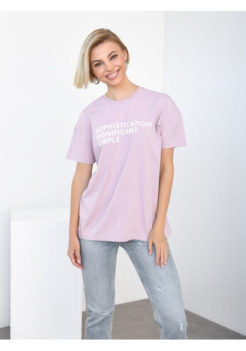 ONLY T-Shirt Oversized Ροζ - Sonifi
