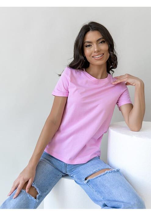Vero Moda Κοντομάνικο Μπλουζάκι Μονόχρωμο Ροζ- Tutti Giorni