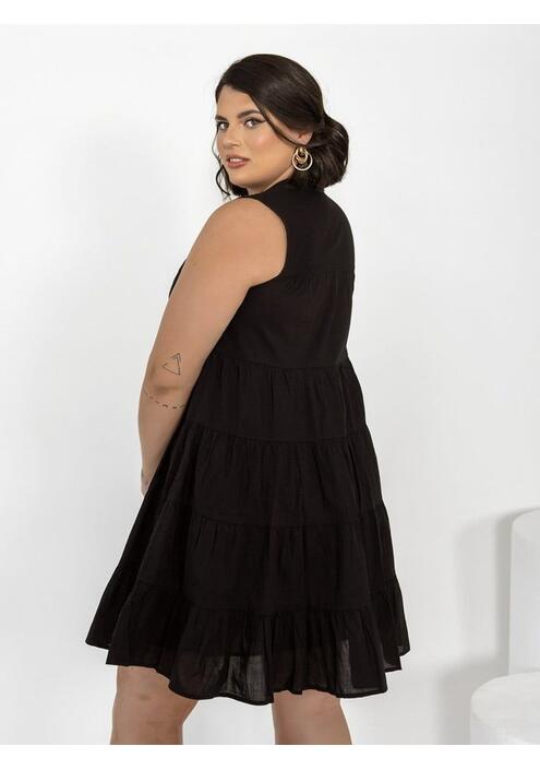 Vero Moda Φόρεμα Αμάνικο Μαύρο - Dexter