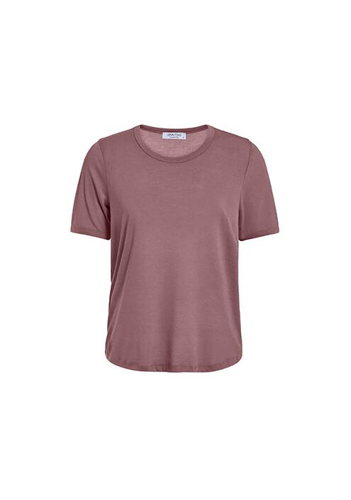 Κοντομάνικη μπλούζα με απαλή υφή SM6977.4001+5