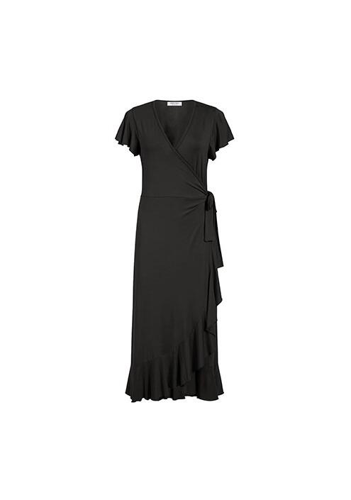 Κρουαζέ φόρεμα με βολάν SM8909.8001+1