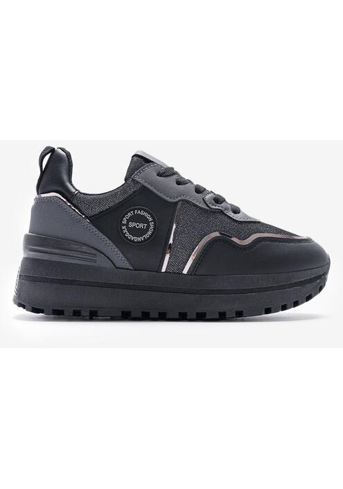 Sneakers Δίσολα 022221 ΜΑΥΡΟ