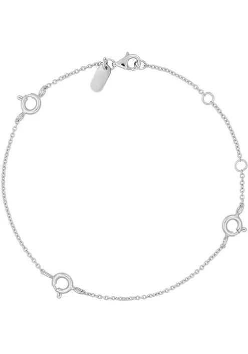 Ασημένιο βραχιόλι Design Letters 90506003SILVER