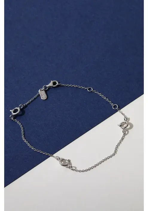 Ασημένιο βραχιόλι Design Letters 90506003SILVER