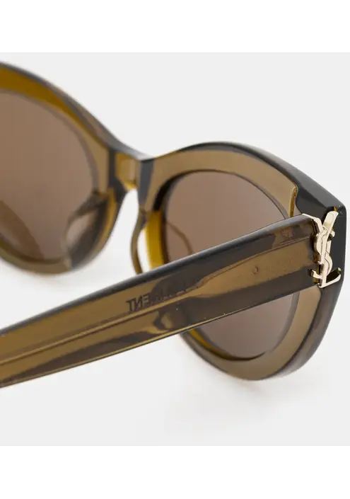 Γυαλιά ηλίου Saint Laurent χρώμα: καφέ