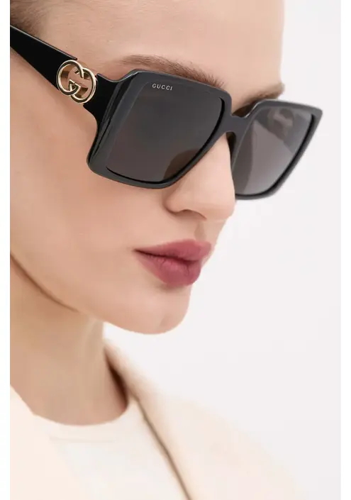 Γυαλιά ηλίου Gucci χρώμα: μαύρο, GG1692S