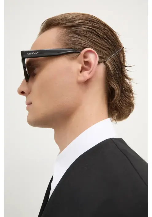 Γυαλιά ηλίου Off-White χρώμα: μαύρο, OERI135_541007