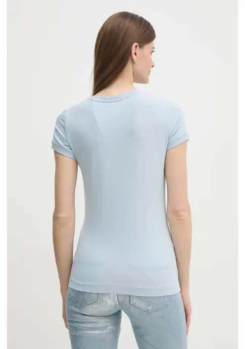 Μπλουζάκι Guess χρώμα: μπλε
