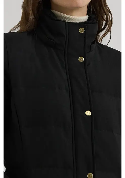 Μπουφάν με επένδυση από πούπουλα Lauren Ralph Lauren χρώμα: μαύρο, 297957509