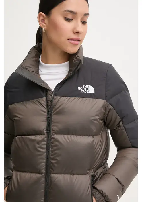 Πουπουλένιο αθλητικό μπουφάν The North Face Diablo 2.0 χρώμα: καφέ, NF0A89900BI1