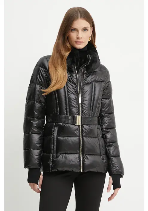Μπουφάν MICHAEL Michael Kors χρώμα: μαύρο, 77B6637M42