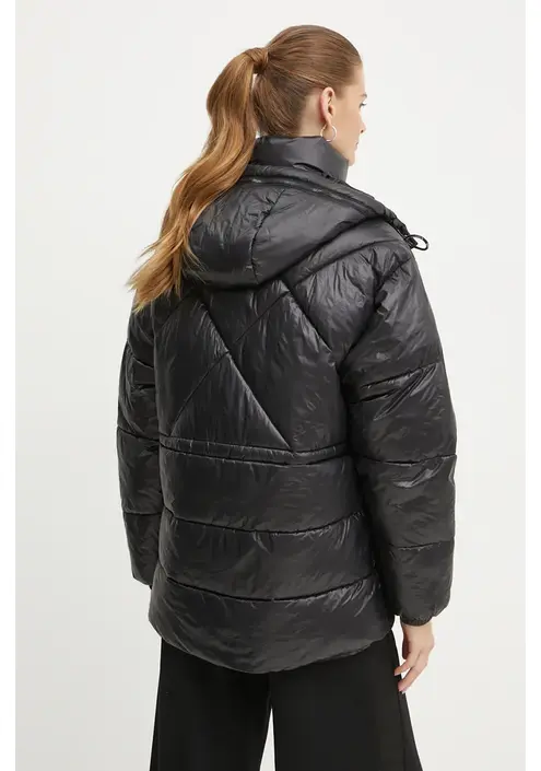 Μπουφάν Karl Lagerfeld χρώμα: μαύρο, 246W1510