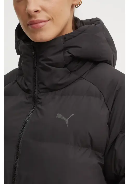Μπουφάν Puma χρώμα: μαύρο, 626471