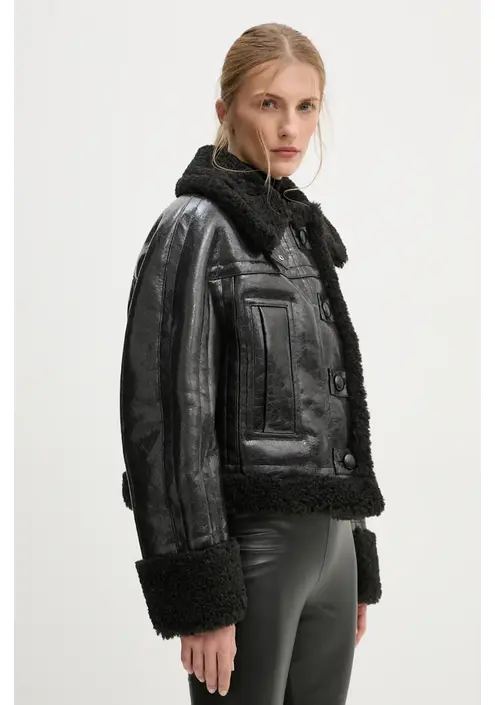 Μπουφάν Stand Studio Aby Jacket χρώμα: μαύρο, 62258-9143
