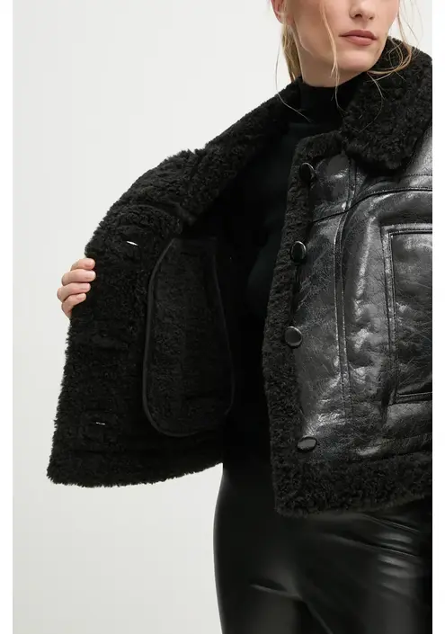 Μπουφάν Stand Studio Aby Jacket χρώμα: μαύρο, 62258-9143