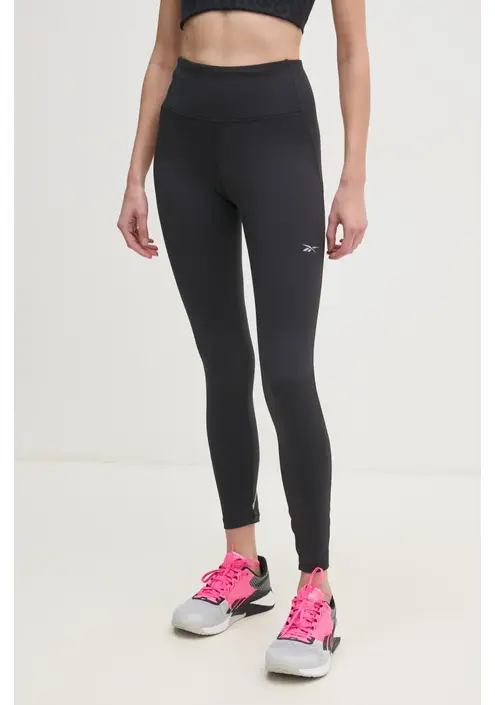 Κολάν προπόνησης Reebok LUX Collection χρώμα: μαύρο, 100205639