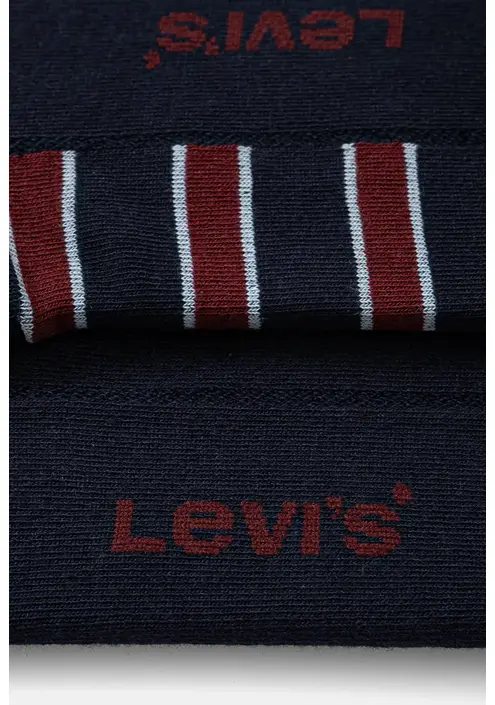 Κάλτσες Levi's 2-pack χρώμα: ναυτικό μπλε, 37157-1172