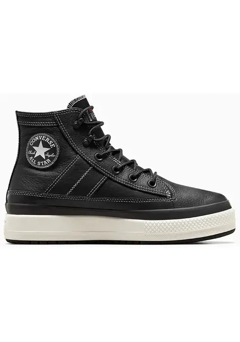 Δερμάτινα αθλητικά παπούτσια Converse Chuck Taylor All Star Equip Waterproof χρώμα: μαύρο, A08555C