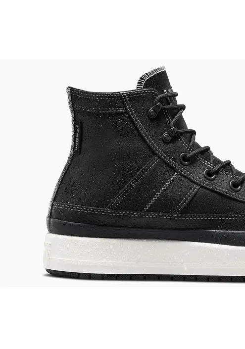 Δερμάτινα αθλητικά παπούτσια Converse Chuck Taylor All Star Equip Waterproof χρώμα: μαύρο, A08555C