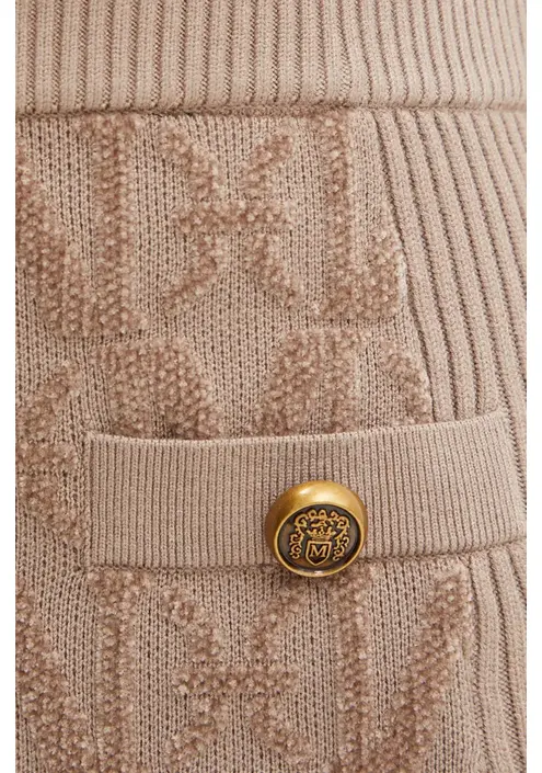 Φούστα Marciano Guess HERMIONE χρώμα: καφέ, 4BGD01 5661Z