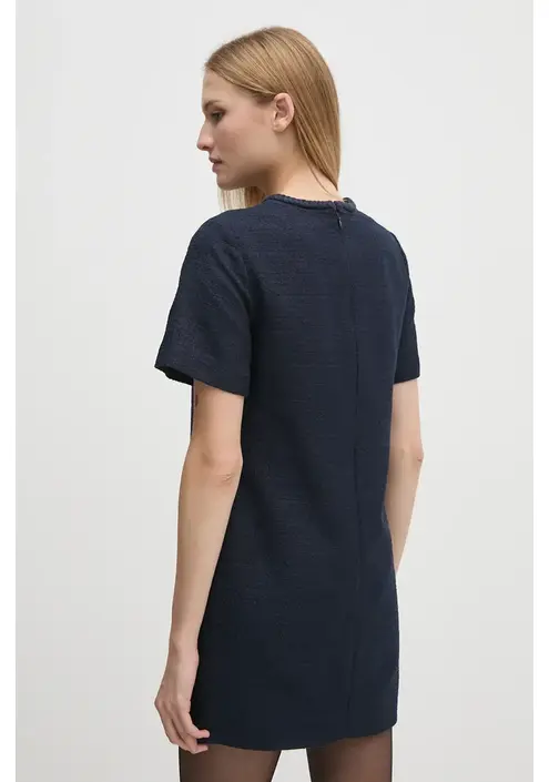 Φόρεμα Tommy Hilfiger χρώμα: ναυτικό μπλε, WW0WW43560