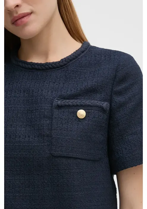 Φόρεμα Tommy Hilfiger χρώμα: ναυτικό μπλε, WW0WW43560