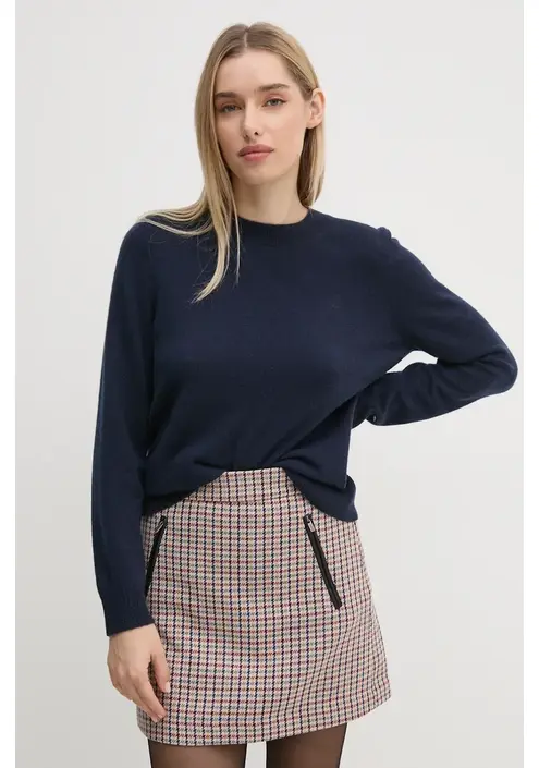 Πουλόβερ Tommy Hilfiger χρώμα: ναυτικό μπλε, WW0WW43202