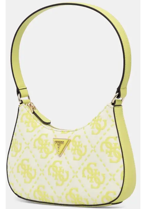 Τσάντα Guess RUMA χρώμα: πράσινο, HWJG93 39720