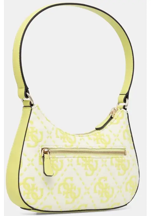 Τσάντα Guess RUMA χρώμα: πράσινο, HWJG93 39720