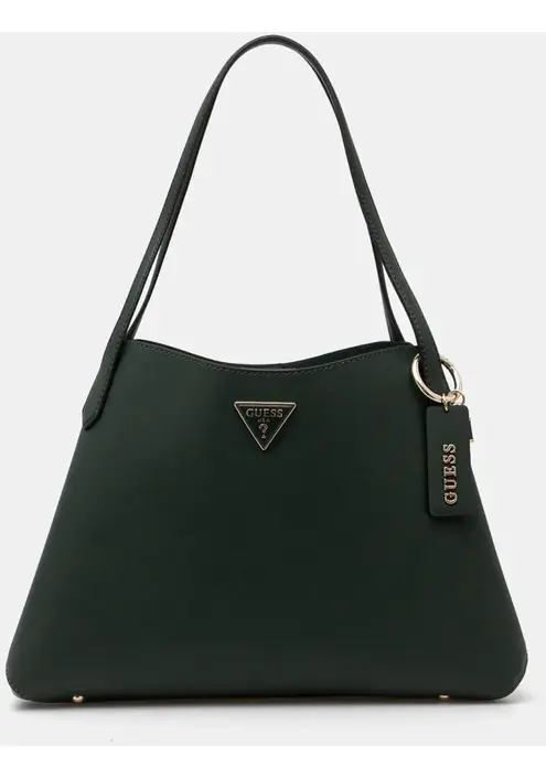 Τσάντα Guess SORA χρώμα: πράσινο, HWVG95 07220