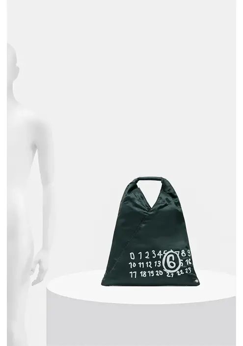 Τσάντα MM6 Maison Margiela χρώμα: πράσινο, S54WD0043.P7184