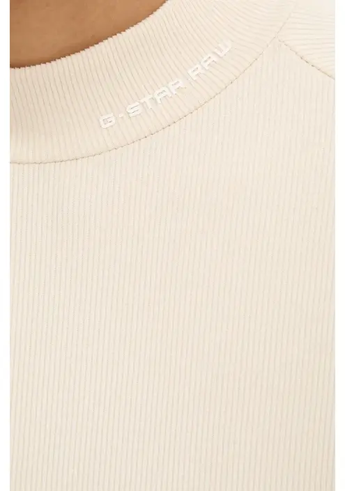 Longsleeve G-Star Raw χρώμα: μπεζ, D25033-D850