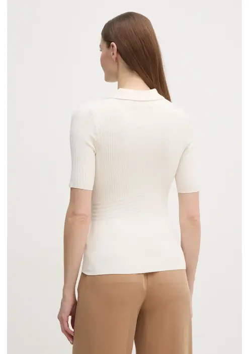 Πουλόβερ Guess χρώμα: μπεζ, W5RR10 Z2Y72