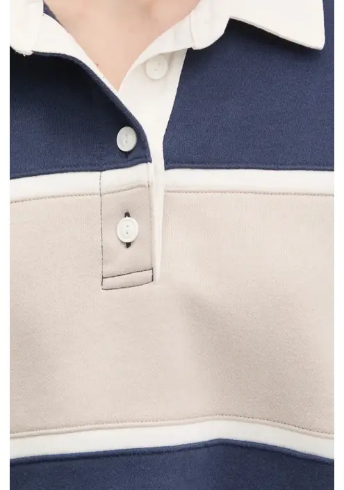 Μπλούζα Abercrombie & Fitch χρώμα: ναυτικό μπλε, KI152-5112
