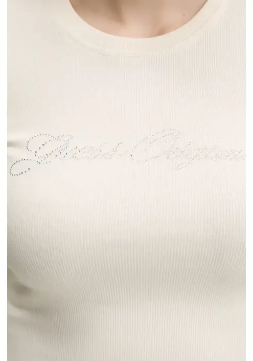 Μακρυμάνικο Guess Originals χρώμα: μπεζ, W5RP40 KA0H1