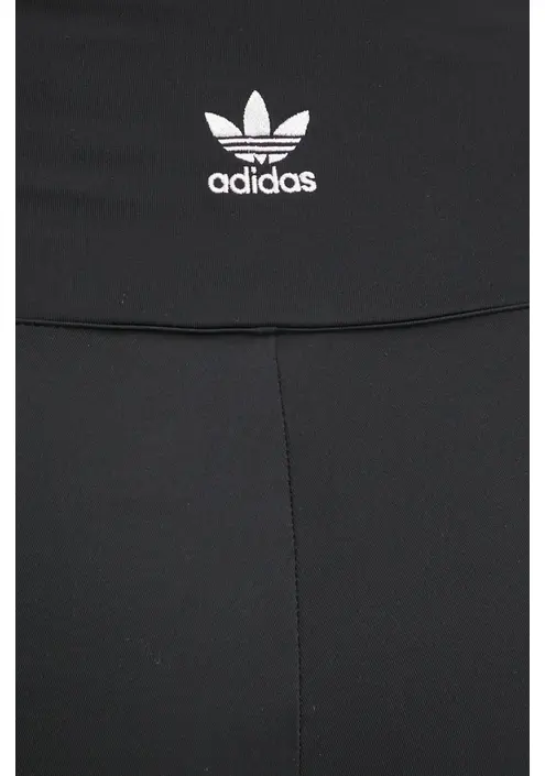 Κολάν adidas Originals 3S CAPRI LGNS χρώμα: μαύρο, JD5019