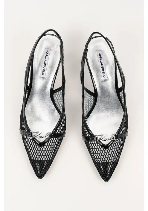 Γόβες Karl Lagerfeld SIENNA χρώμα: μαύρο, KL32704A