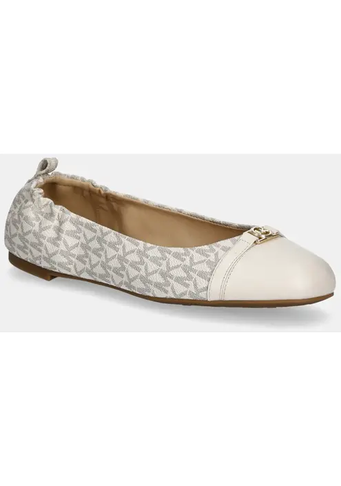 Μπαλαρίνες MICHAEL Michael Kors Mandy χρώμα: μπεζ, 40S5MAFP1B.132