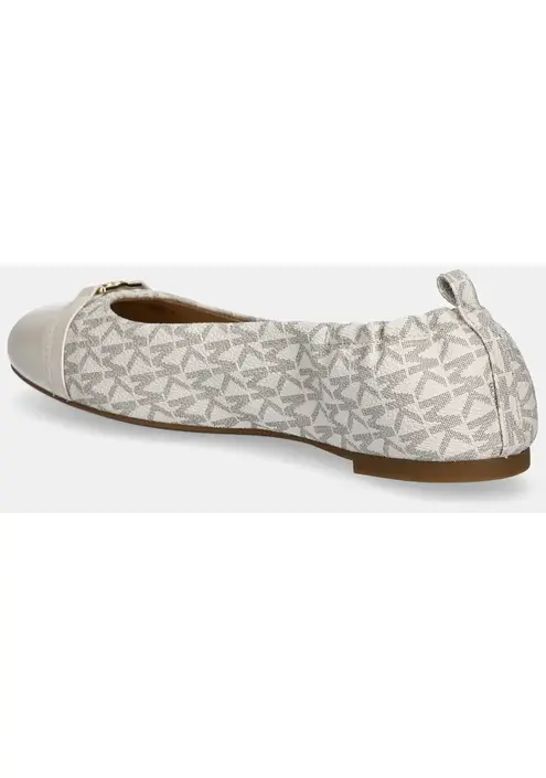 Μπαλαρίνες MICHAEL Michael Kors Mandy χρώμα: μπεζ, 40S5MAFP1B.132