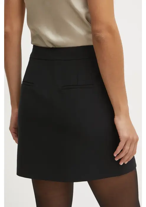 Φούστα Marciano Guess BECKY χρώμα: μαύρο, 5RGD03 7115A