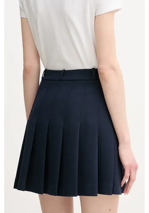 Φούστα Tommy Hilfiger χρώμα: ναυτικό μπλε, WW0WW44731