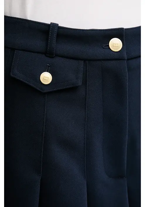 Φούστα Tommy Hilfiger χρώμα: ναυτικό μπλε, WW0WW44731