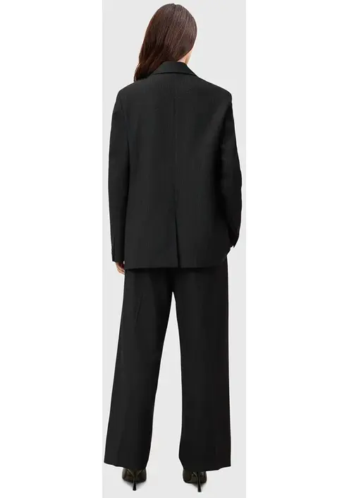 Παντελόνι AllSaints PINNIE χρώμα: μαύρο, W033QC